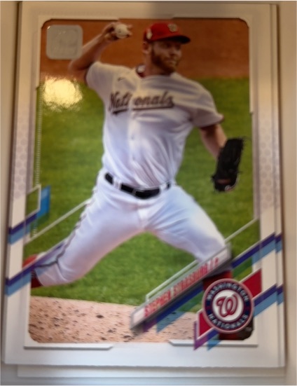 2021 Topps #400 Stephen Strasburg — front