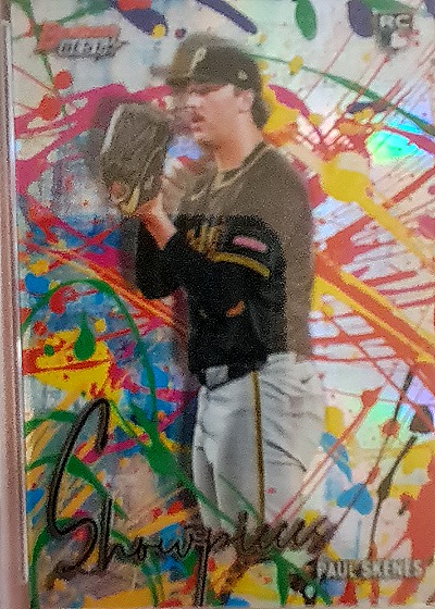 2021 Topps Shane Bieber Mojo Refractor — front