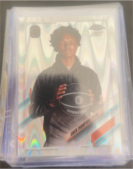 2021-22 Topps Chrome Overtime Elite #12 Amen Thompson — front