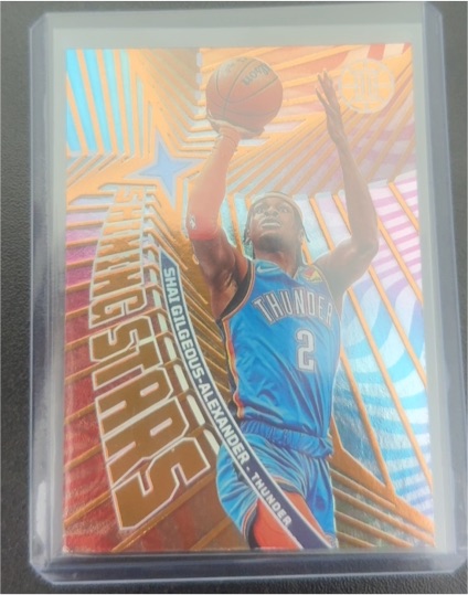2021-22 Panini Illusions #2 Shai Gilgeous-Alexander Shining Stars — front