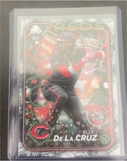 2024 Topps Holiday #H102 Elly De La Cruz — front
