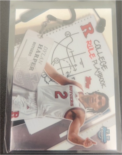 2024-25 Bowman U Chrome #CRP-9 Dylan Harper College Rule Playbook — front