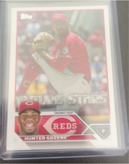 2023 Topps Series 1 #155 Hunter Greene — front