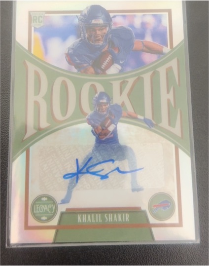 2022 Panini Legacy #163 Khalil Shakir Rookie — front