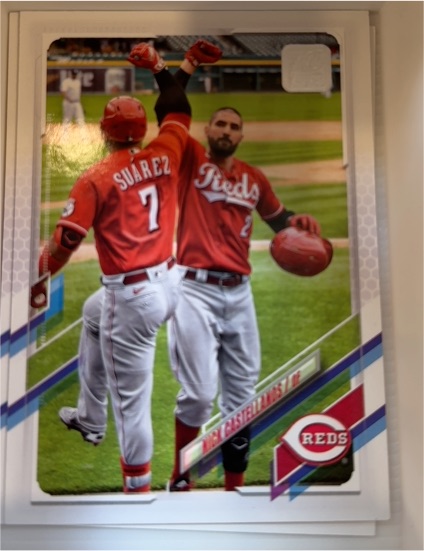 2021 Topps Opening Day #78 Nick Castellanos Cincinnati Reds — front