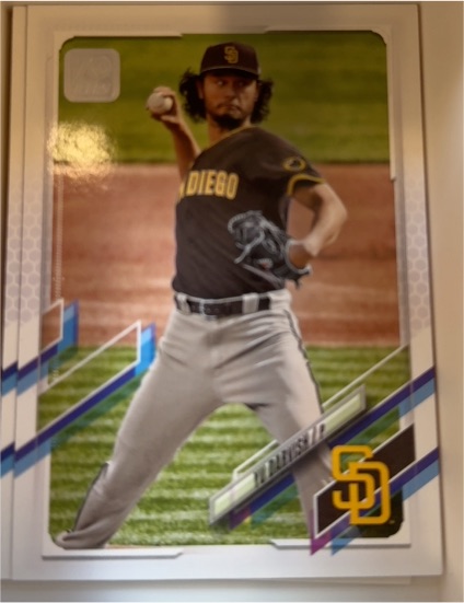 2021 Topps #357 Yu Darvish — front