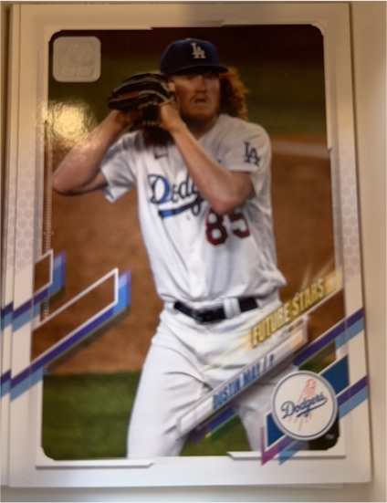 2021 Topps #355 Dustin May — front