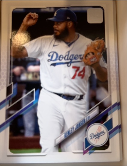 2021 Topps #347a Kenley Jansen — front