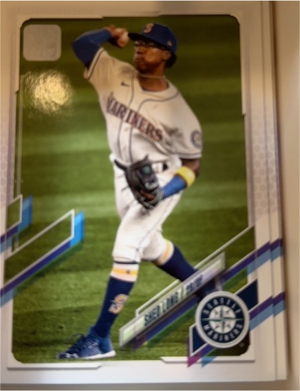 2021 Topps #345 Shed Long — front