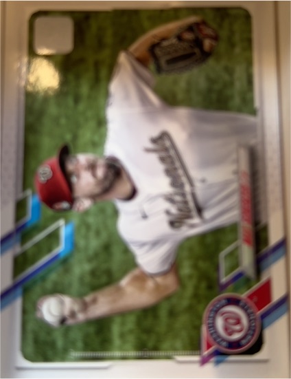 2021 Topps Opening Day #182 Max Scherzer Washington Nationals — front