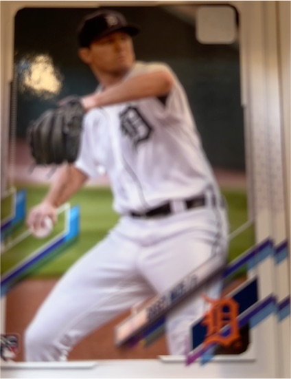 2021 Topps Chrome Update #USC35 Detroit Tigers Player — front