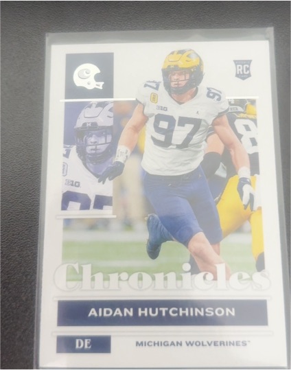2022 Panini Chronicles Draft Picks #1 Aidan Hutchinson — front