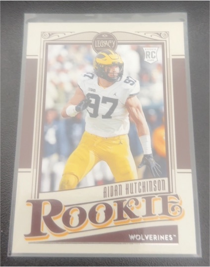2022 Panini Chronicles Draft Picks Legacy Rookies #16 Aidan Hutchinson — front