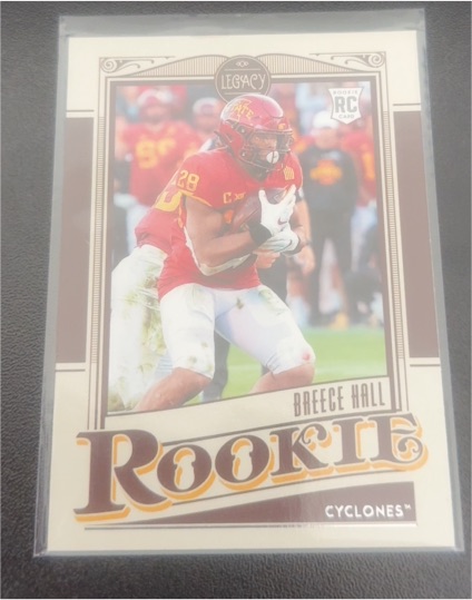 2022 Panini Chronicles Legacy #6 Breece Hall Rookie Iowa State Cyclones — front