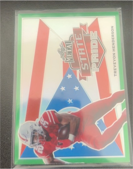 2022 Leaf Metal Draft State Pride #SP-TH1 Treveyon Henderson — front
