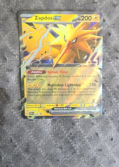 2023 Pokémon Zapdos ex SVP049 Black Star Promo — front