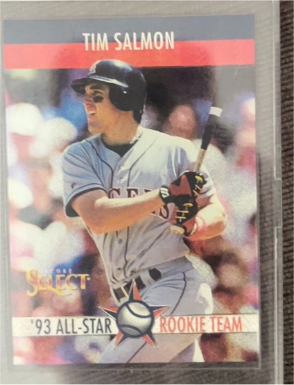 1993 Donruss Select #93 All-Star Rookie Team Tim Salmon — front