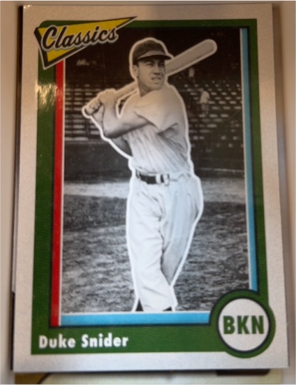2023 Panini Chronicles Classics #24 Duke Snider Brooklyn Dodgers — front