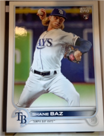 2022 Topps #421 Shane Baz — front