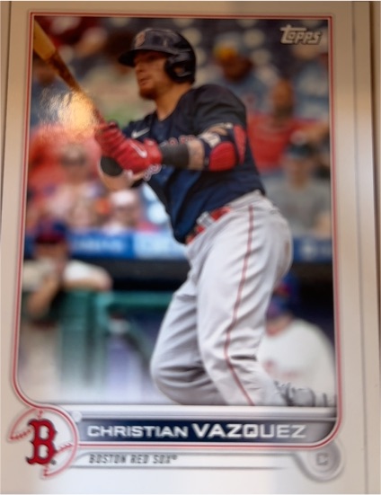 2022 Topps #63 Christian Vazquez — front