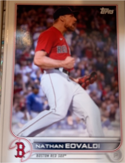 2022 Topps #657 Nathan Eovaldi Boston Red Sox — front