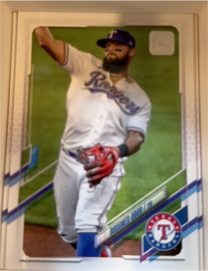 2021 Topps #293 Rougned Odor Texas Rangers — front