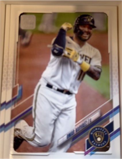 2021 Topps #282 Omar Narvaez — front