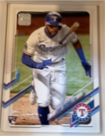 2021 Topps #264 Leody Taveras Rookie Card — front