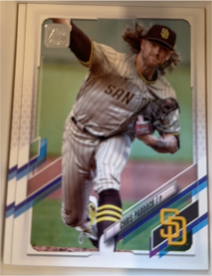 2021 Topps #259 Chris Paddack — front