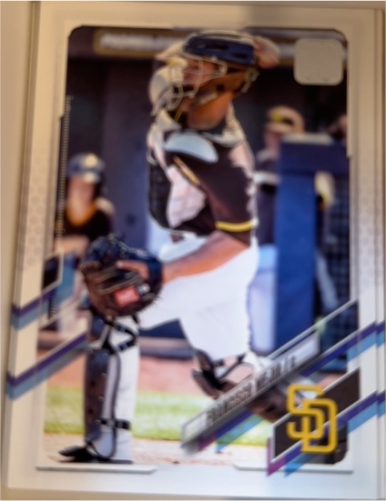2021 Topps #248 Francisco Mejia — front