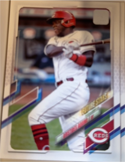 2021 Topps #245 Aristides Aquino — front