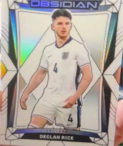 2023 Panini Obsidian #4 Declan Rice — front