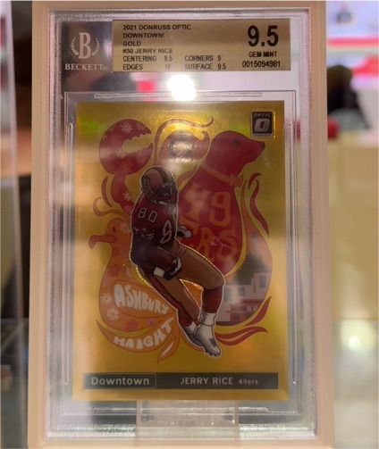 2021 Donruss Optic Downtown #30 Jerry Rice — front