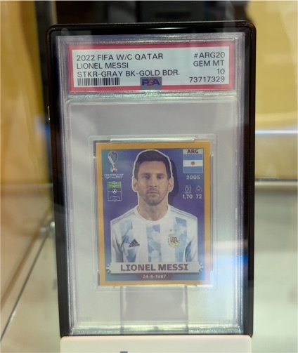 2022 Panini FIFA World Cup Qatar #ARG20 Lionel Messi — front