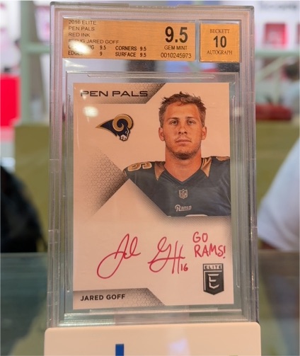 2016 Panini Donruss Elite Pen Pals #PP-JG Jared Goff — front