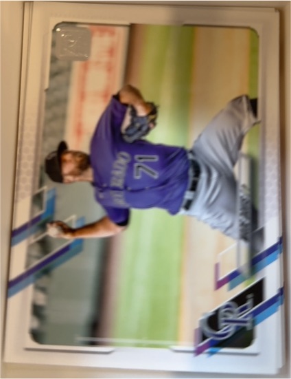 2021 Topps #206 Wade Davis Colorado Rockies — front
