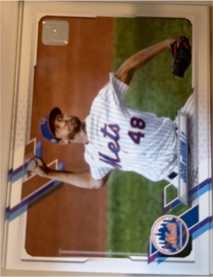 2021 Topps #200 Jacob deGrom — front
