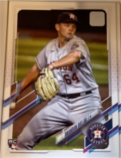 2021 Topps #193 Brandon Bielak — front