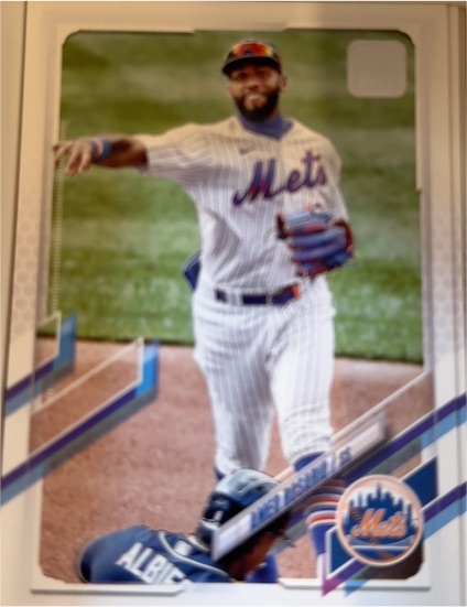 2021 Topps #185 Amed Rosario New York Mets — front