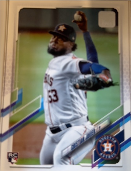2021 Topps #183 Cristian Javier — front