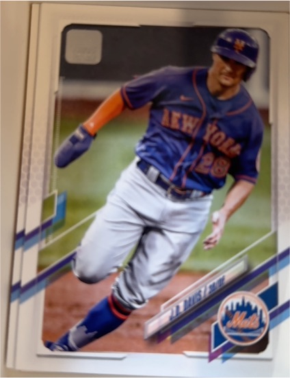 2021 Topps #163 J.D. Davis — front