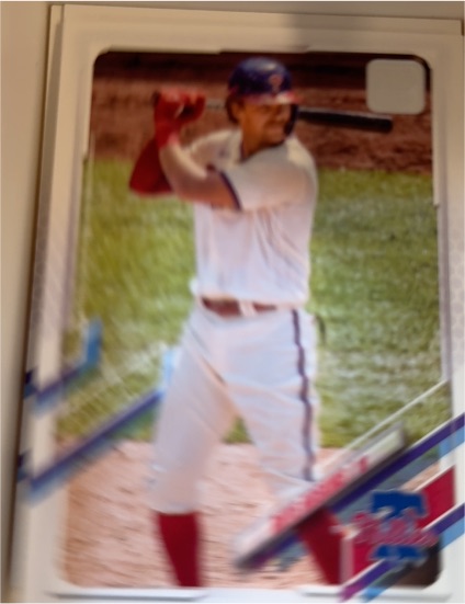 2021 Topps #162 Rhys Hoskins — front