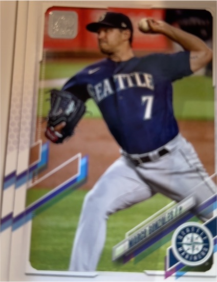 2021 Topps #136 Marco Gonzales Seattle Mariners — front
