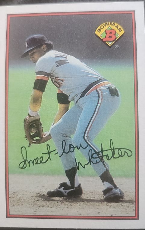 1989 Bowman #103 Lou Whitaker — front