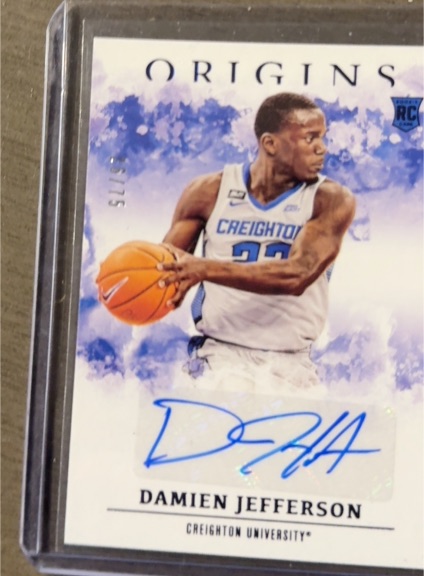 2021 Panini Chronicles Draft Picks Origins #OR-DJE Damien Jefferson Rookie Autograph — front