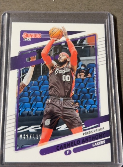 2021-22 Donruss #103 Carmelo Anthony — front