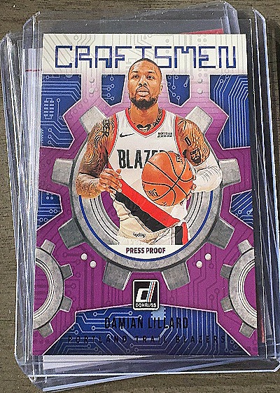 2021-22 Panini Donruss Craftsmen #9 Damian Lillard — front