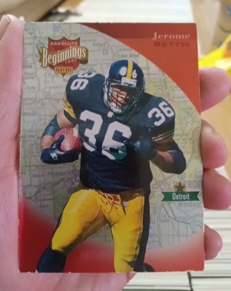 1997 Playoff Absolute Beginnings #191 Jerome Bettis — front