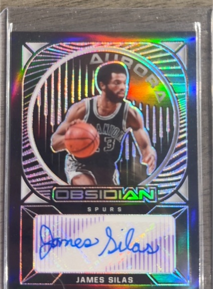 2020 Panini Obsidian Aurora #AU-JSI James Silas — front