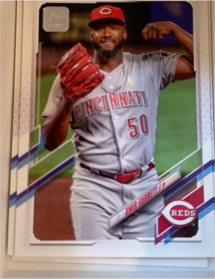 2021 Topps #124 Amir Garrett — front